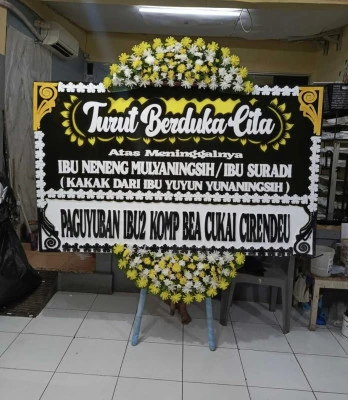 Papan Bunga di Margorejo